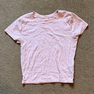 Hollister Light Pink Short Sleeve Tee